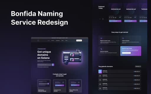 bonfida website re-design