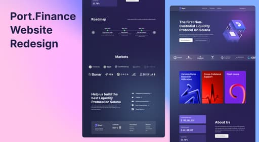 port finance redesign